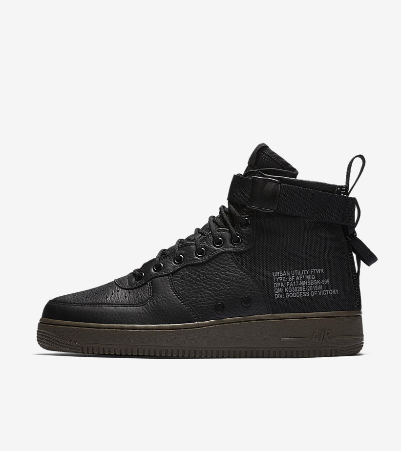 又是手慢无系列!nike sf-af1 mid黑武士发售日期确定!